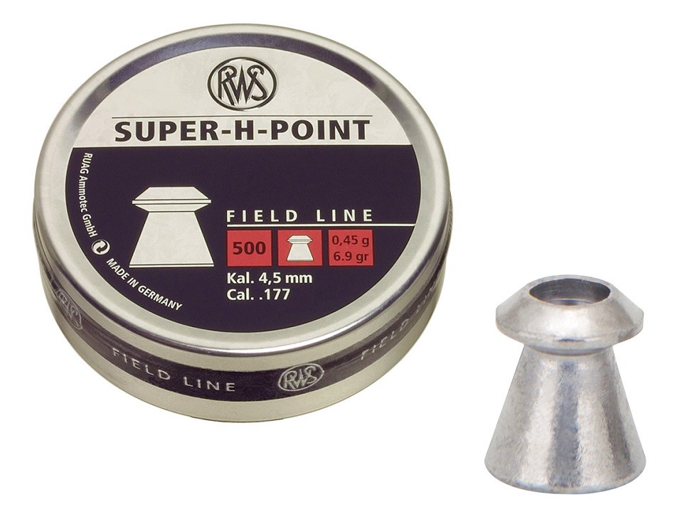 RWS Super-H-Point 4.50mm Luchtdruk Kogeltjes blikje 500